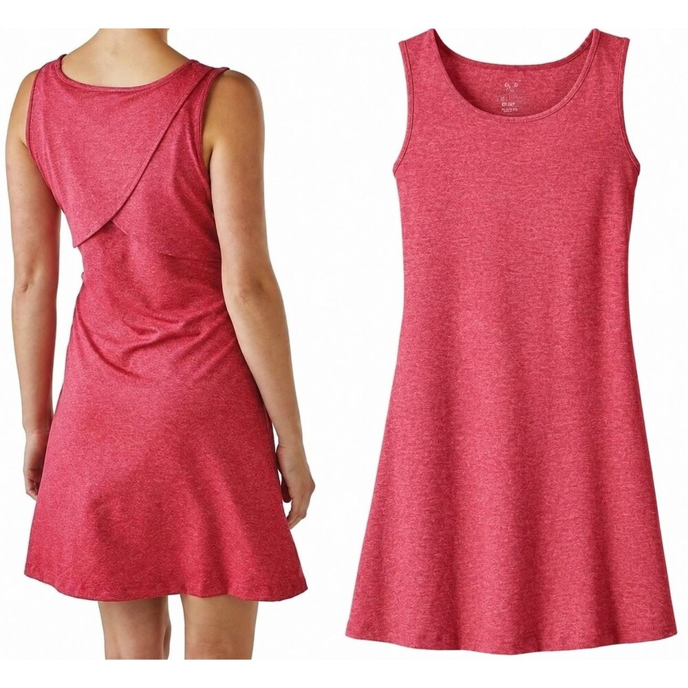 Patagonia Crossback Seabrook Dress Active Outdoors Stretchy Craft Pink Sz XS